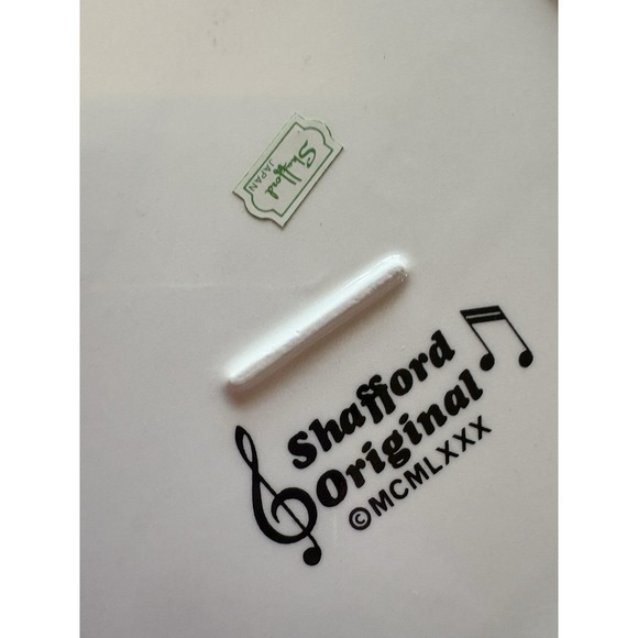 Six Vintage 1980 Shafford Original Ceramic Grand Piano Design 7 in Plates Japan - Picture 5 of 11